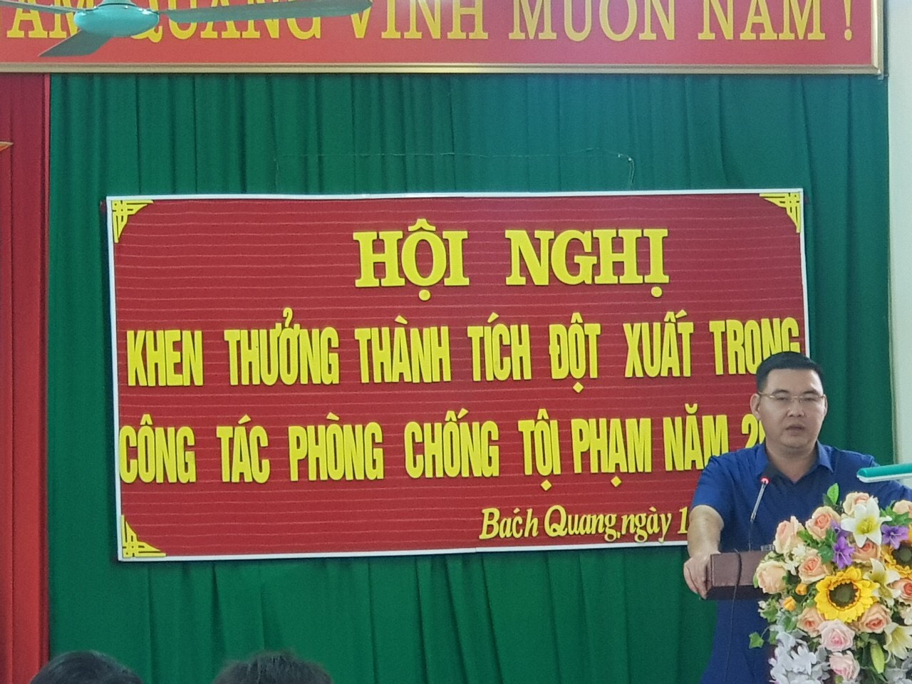 Đ/c Nguyễn Đức Giang Thành ủy viên, Bí thư Đảng ủy phường Bách Quang